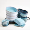 Motel a Miio Geschirr-Set Blue Horizon aqua grünblau 17-teilig Discount