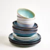 Motel a Miio Geschirr-Set Ocean Vibes grünblau mint 16-teilig New