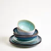 Motel a Miio Geschirr-Set Ocean Vibes grünblau mint 8-teilig Sale