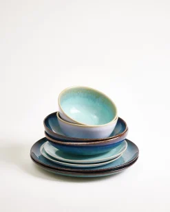 Motel a Miio Geschirr-Set Ocean Vibes grünblau mint 8-teilig Sale