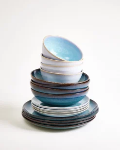 Motel a Miio Geschirr-Set Soft Tide aqua grünblau 16-teilig Online