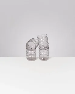 Motel a Miio Joia Glas groß bubble 4er-Set grau Online