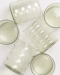 Motel a Miio Joia Glas groß bubble 6er-Set smaragd Discount