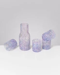 Motel a Miio Joia Glas groß 5er-Set drops blau lila Online