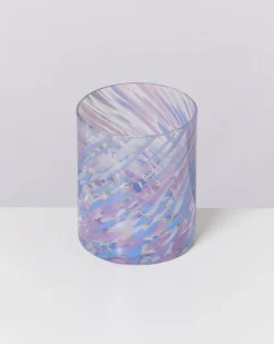 Motel a Miio Joia Glas groß drops blau lila Clearance