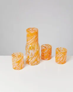 Motel a Miio Joia Glas groß 5er-Set drops orange Online