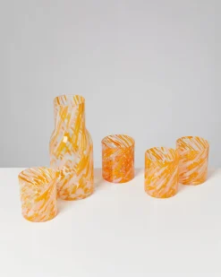 Motel a Miio Joia Glas groß 5er-Set drops orange Online