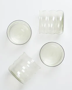 Motel a Miio Joia Glas klein bubble 4er-Set smaragd Clearance