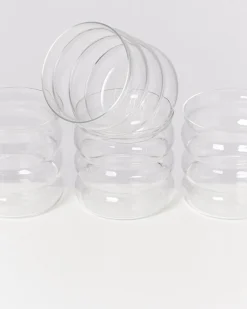 Motel a Miio Joia Glas klein bubble 4er-Set transparent New