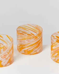 Motel a Miio Joia Glas klein drops orange New