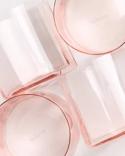 Motel a Miio Joia Glas klein flower 4er-Set rosé Hot