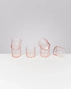 Motel a Miio Joia Glas klein flower 6er-Set rosé New