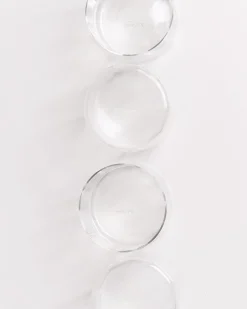 Motel a Miio Joia Glas klein flower 4er-Set transparent Discount