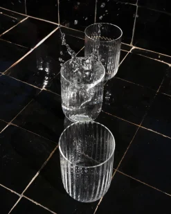 Motel a Miio Joia Glas klein riffled transparent Discount