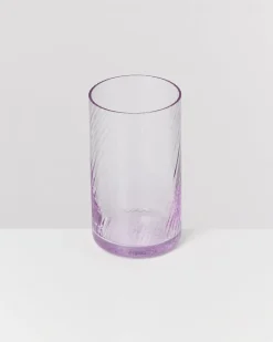 Motel a Miio Leiria Glas klein riffled 6er-Set lila Outlet