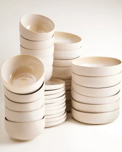 Motel a Miio Lorosa Geschirr-Set modern sand 40-teilig