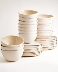 Motel a Miio Lorosa Geschirr-Set sand 40-teilig Outlet