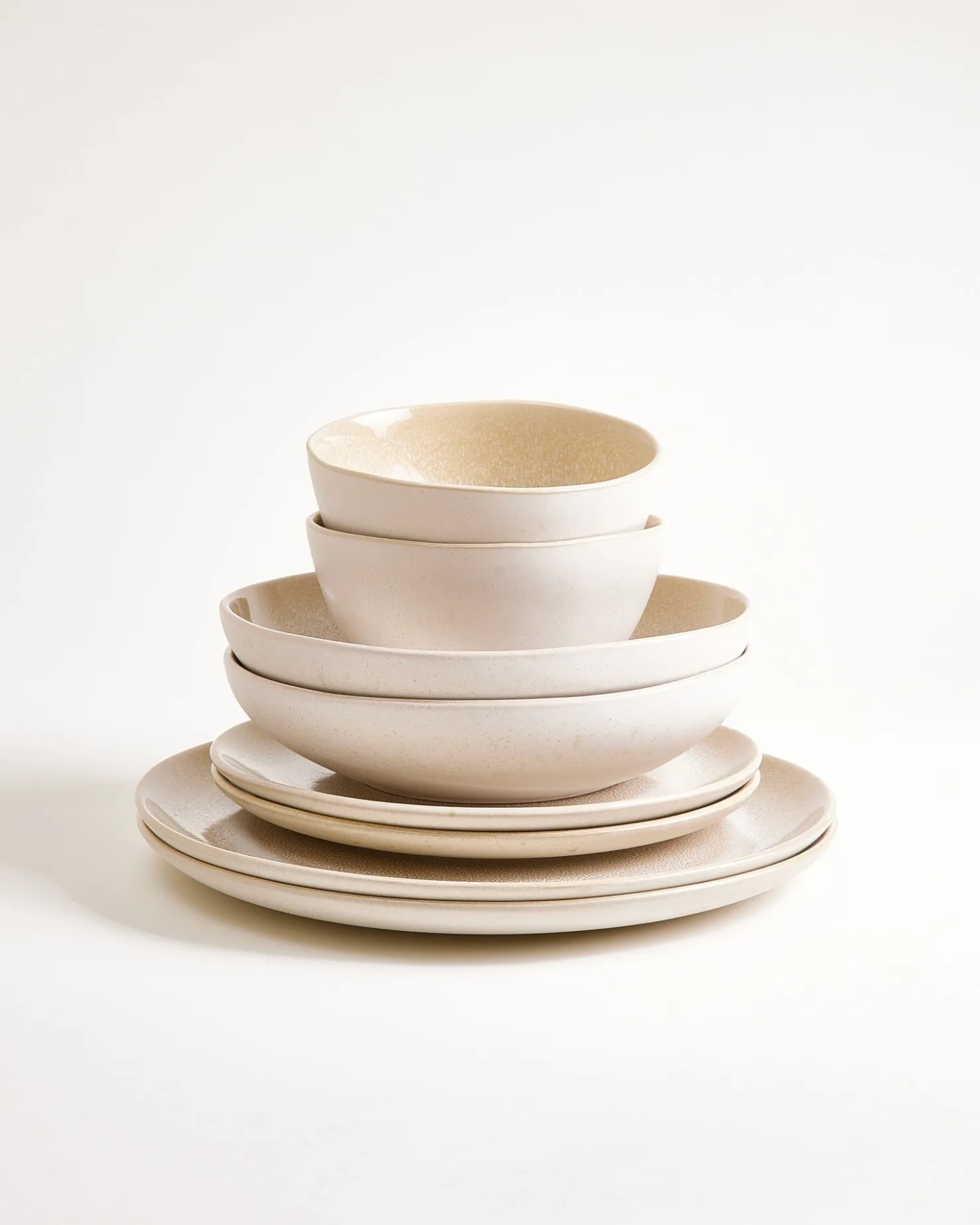 Motel a Miio Lorosa Geschirr-Set sand 8-teilig New