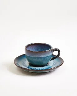 Motel a Miio Madeira Espressotasse & Espressountertasse classic grünblau Discount