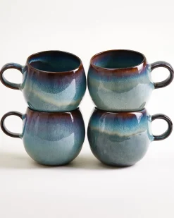 Motel a Miio Madeira Tasse groß grünblau 4er-Set Hot
