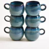 Motel a Miio Madeira Tasse klein grünblau 6er-Set Outlet