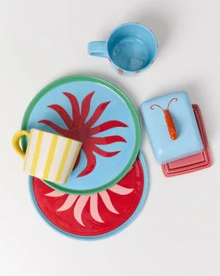 Motel a Miio MaM x Isis Maria Geschirr-Set Palm Stripe 5-teilig mix Outlet