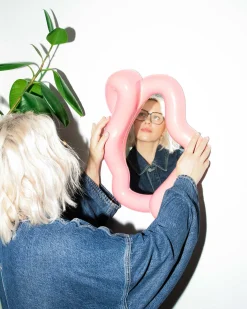 Motel a Miio MaM x Ju Schnee Spiegel rosa Sale