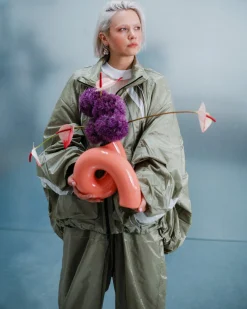 Motel a Miio MaM x Ju Schnee Vase L rosa Clearance