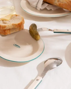 Motel a Miio MaM x Sabre Paris Besteck 5er-Set dunkelgrün off-white Online