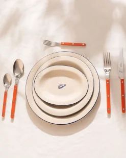 Motel a Miio MaM x Sabre Paris Besteck 5er-Set orange off-white