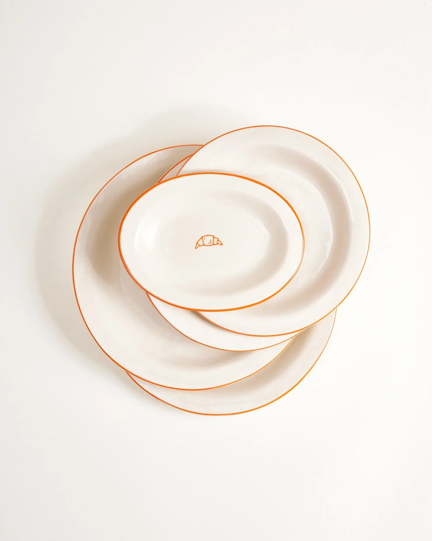 Motel a Miio MaM x Sabre Paris Teller-Set 5-teilig orange Best