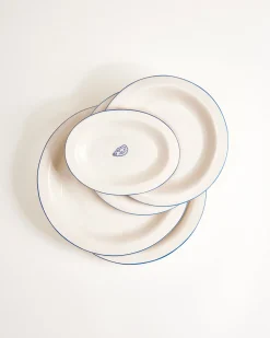 Motel a Miio MaM x Sabre Paris Teller-Set 5-teilig blau