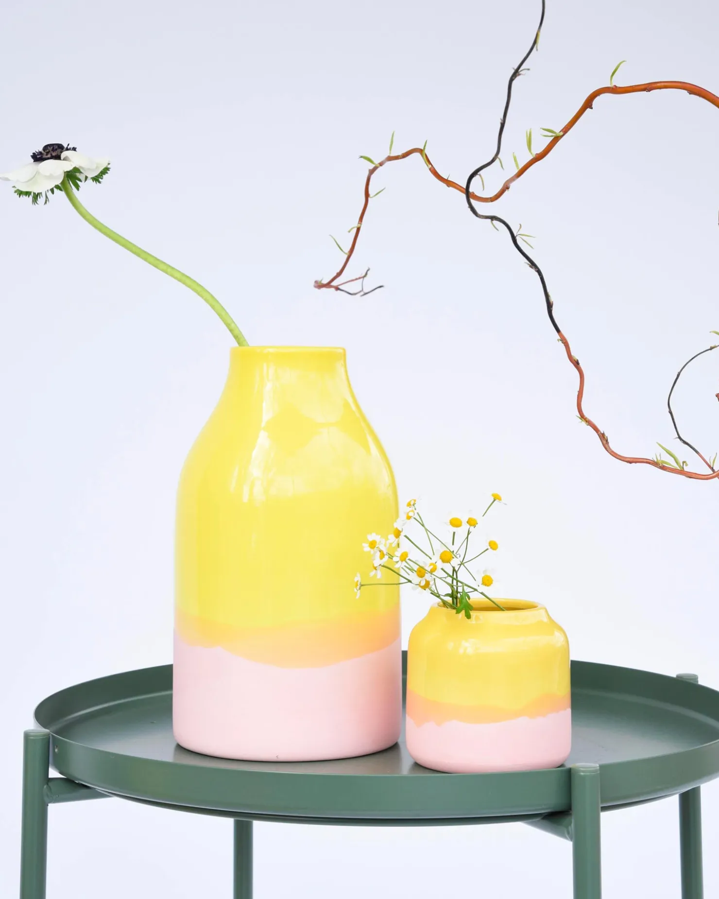Motel a Miio Marisa Vase M gelb rosé Discount