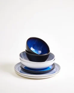 Motel a Miio Melides Geschirr-Set deepseablue stoneblue 8-teilig Best