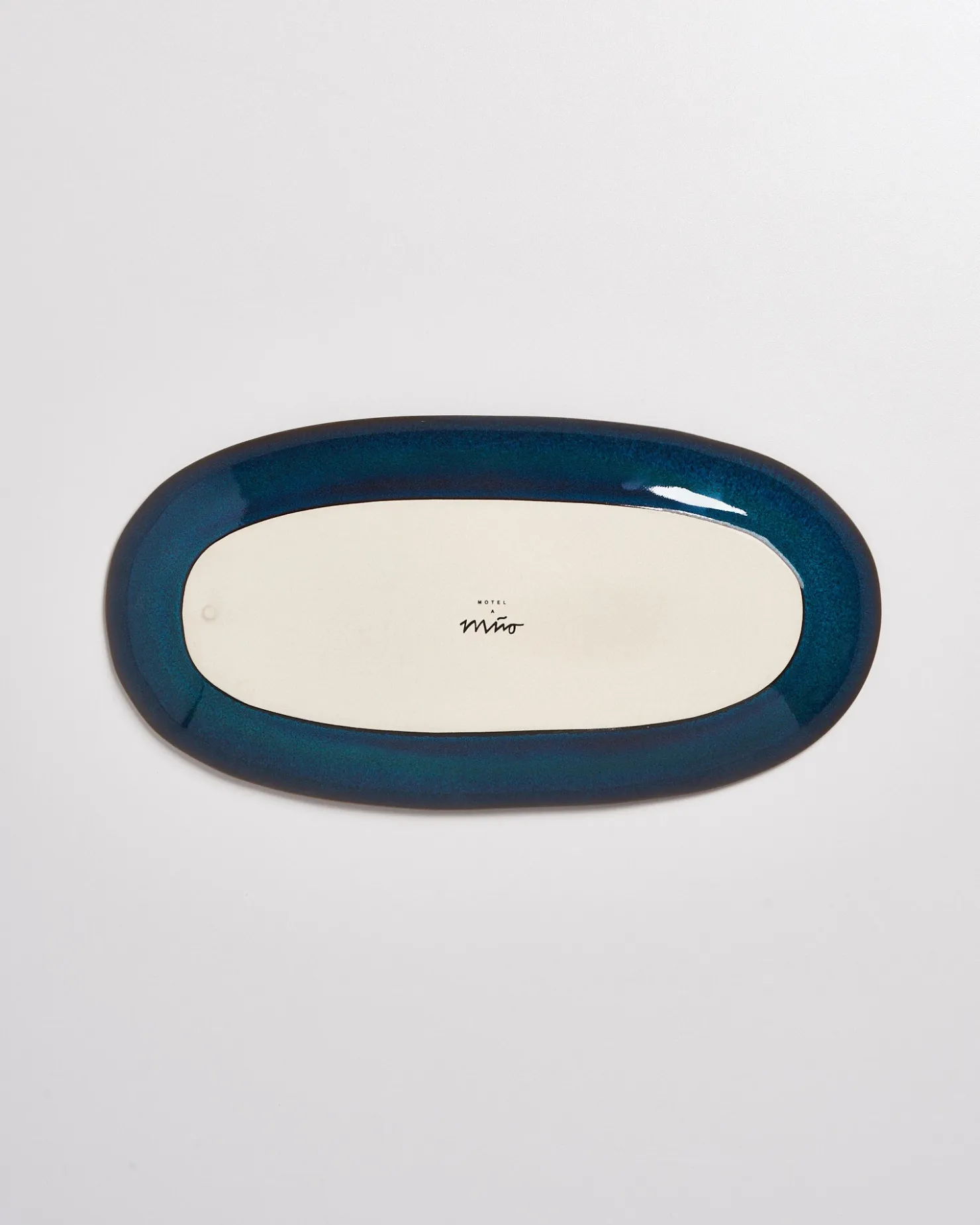 Motel a Miio Melides Servierplatte L oceanblue