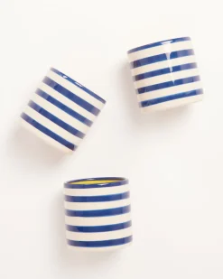 Motel a Miio Miio Miini Becher groß Happy weiß blau Clearance