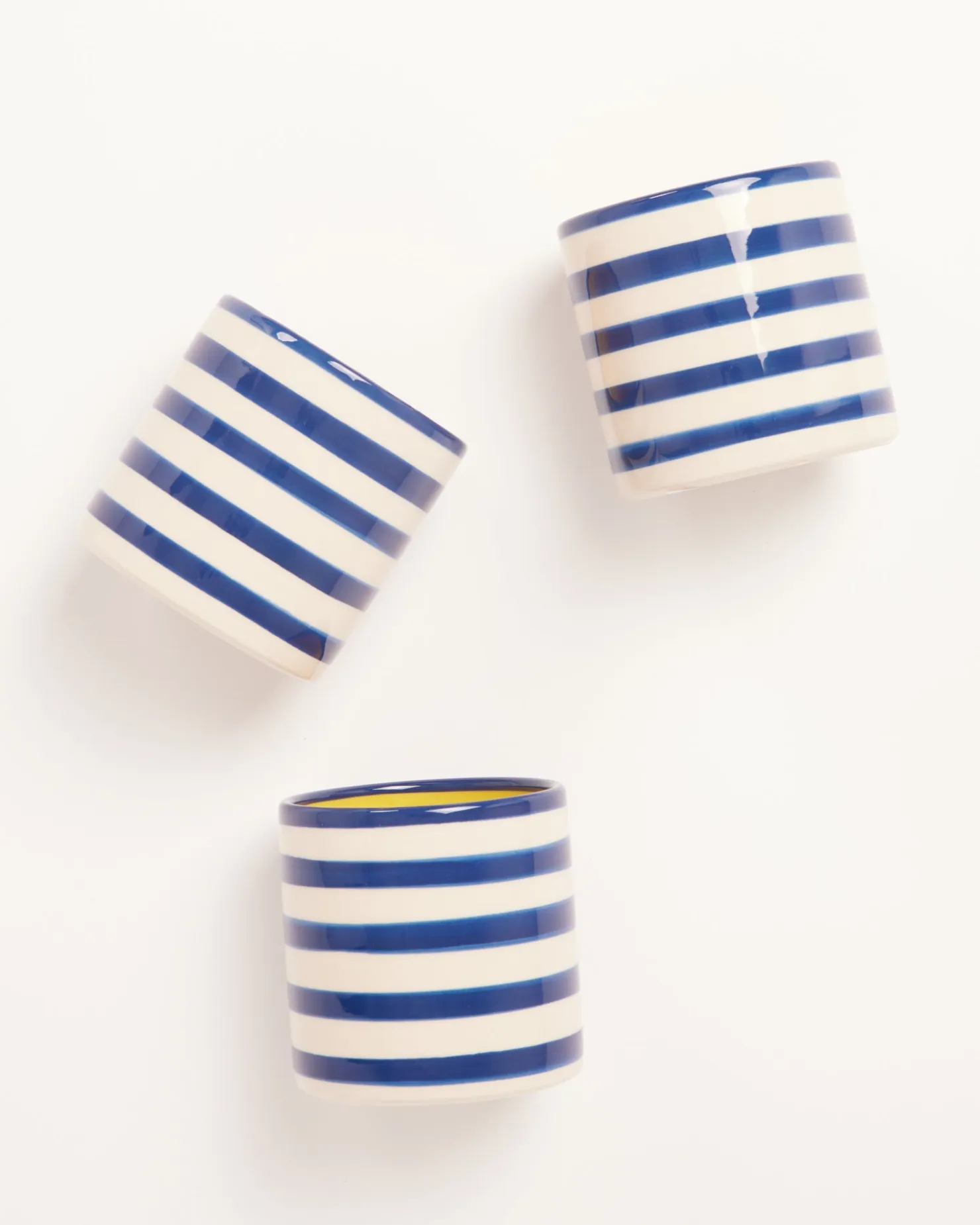 Motel a Miio Miio Miini Becher groß Happy weiß blau Clearance