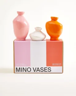 Motel a Miio Mino Vase 3er-Set sand orange rosa Best