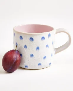 Motel a Miio Nódoa Tasse groß gepunktet rosa blau New