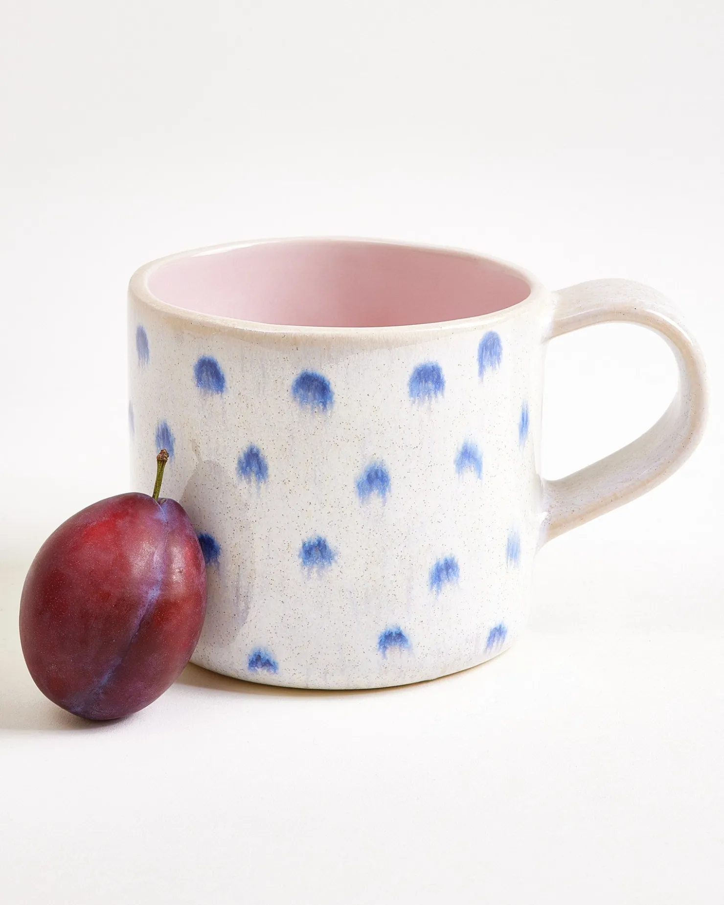 Motel a Miio Nódoa Tasse groß gepunktet rosa blau New