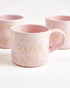 Motel a Miio Nódoa Tasse groß 4er-Set gesprenkelt rosa Sale
