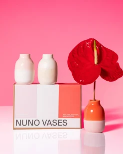 Motel a Miio Nuno Vase 3er-Set rosa sand coral Best