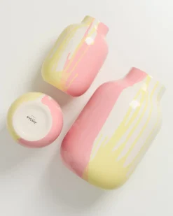 Motel a Miio Nuno Vase L drip gelb rosa Outlet