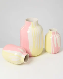 Motel a Miio Nuno Vase L drip gelb rosa Outlet