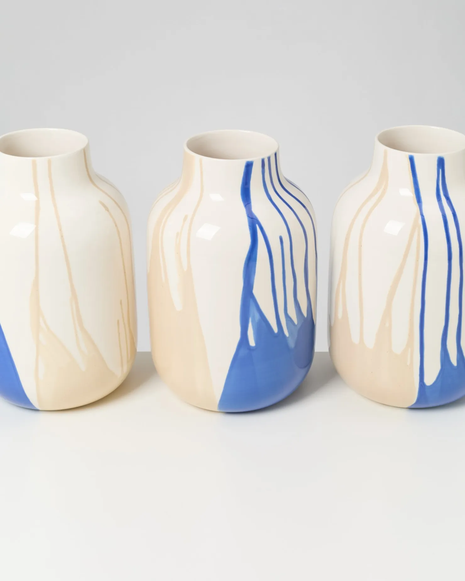 Motel a Miio Nuno Vase L drip sand blau Hot