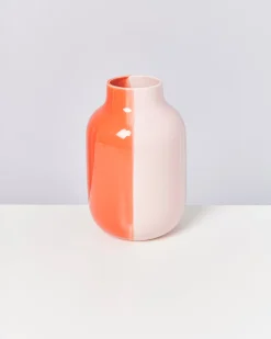 Motel a Miio Nuno Vase L half coral rosé New