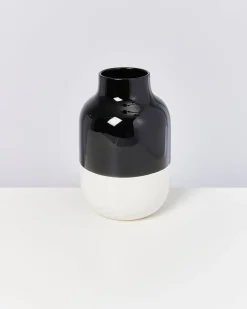 Motel a Miio Nuno Vase L schwarz weiß