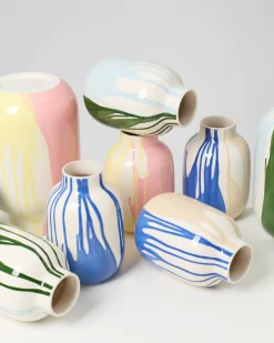Motel a Miio Nuno Vase M drip sand blau Clearance