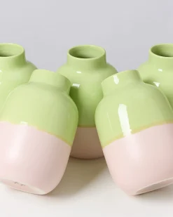 Motel a Miio Nuno Vase M lime rosé Clearance
