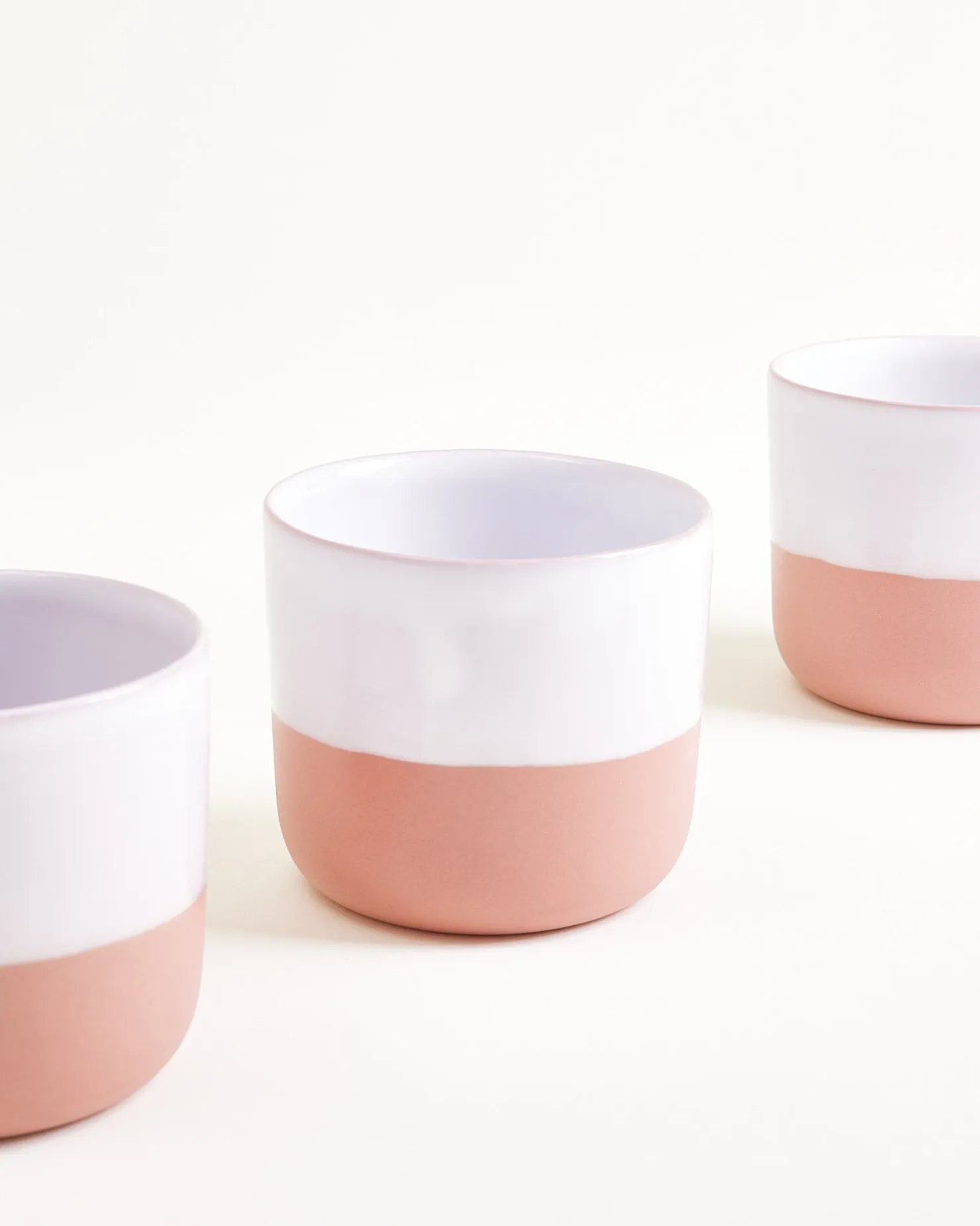 Motel a Miio Seda Becher klein 6er-Set rosé weiß Outlet